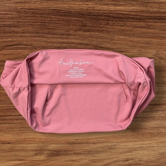 437 Four Three Seven Aubrey Bandeau Swim Top - Dusty Rose - Medium - Picture 3 of 5